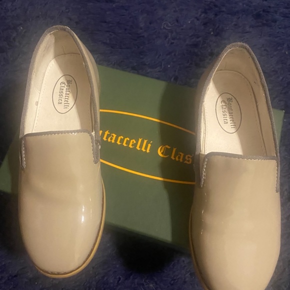 Boutacelli classica girls/boys patent leather grey shoes size30 - Picture 2 of 2